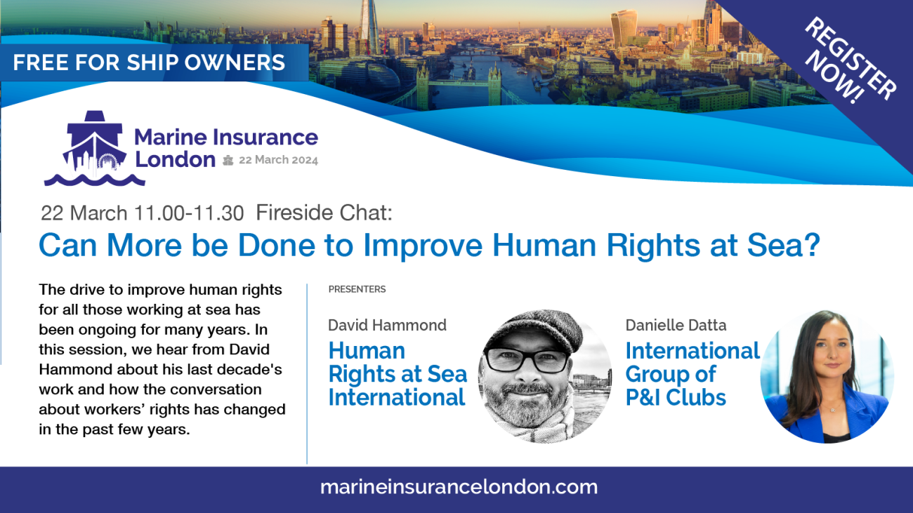 Marine Insurance London 22 Mar 24